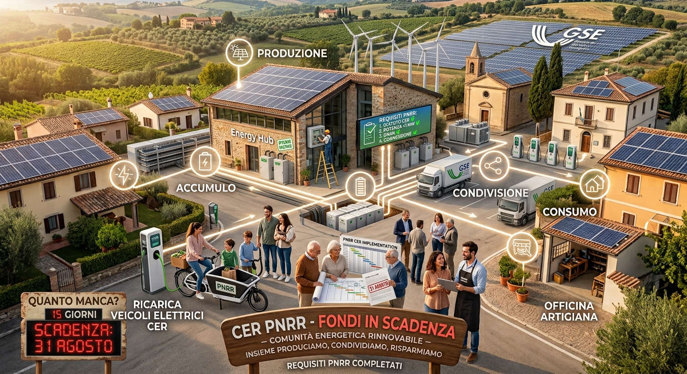 Comunit&agrave; energetiche rinnovabili: come funzionano, chi pu&ograve; partecipare e quanto si guadagna nel 2026